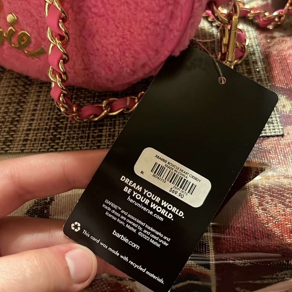Barbie Heart Figural Crossbody Bag - Picture 8 of 8
